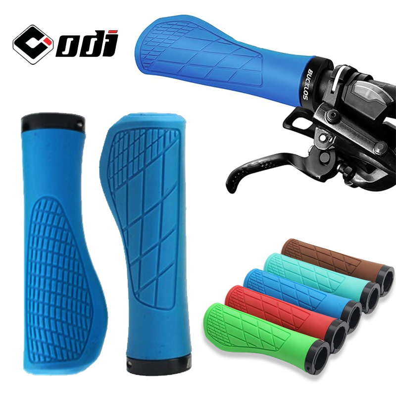 Mtb Grip Lock On - Poignées de vélo ODI bleues poignées
