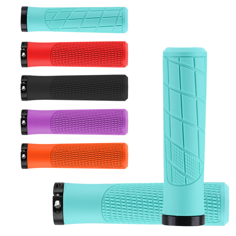 Mtb Grip Lock On - Poignées de guidon en caoutchouc poignées
