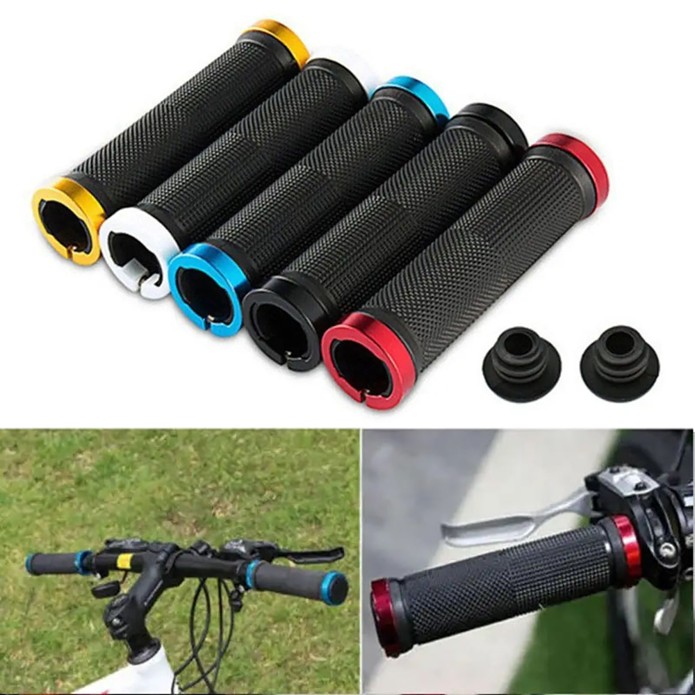 Mtb Grip Lock On - Poignées de vélo en caoutchouc, manchettes