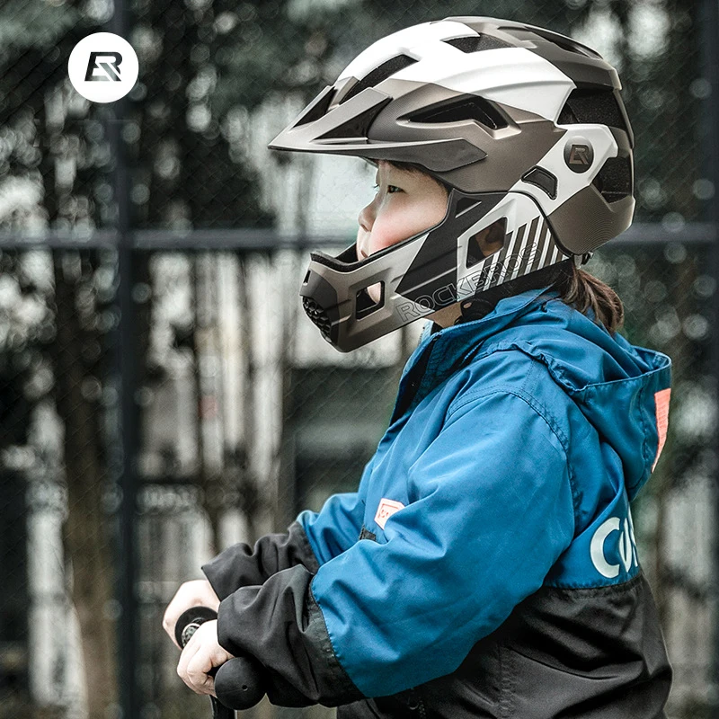 Mountain Biking Full Face Helmet - Casque de vélo intégral détachable ROCKBROS