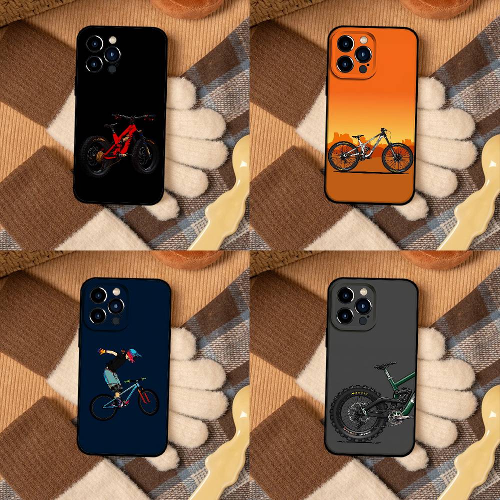 Mountain Biking Cartoon - Coque de téléphone pour VTT (vélo
