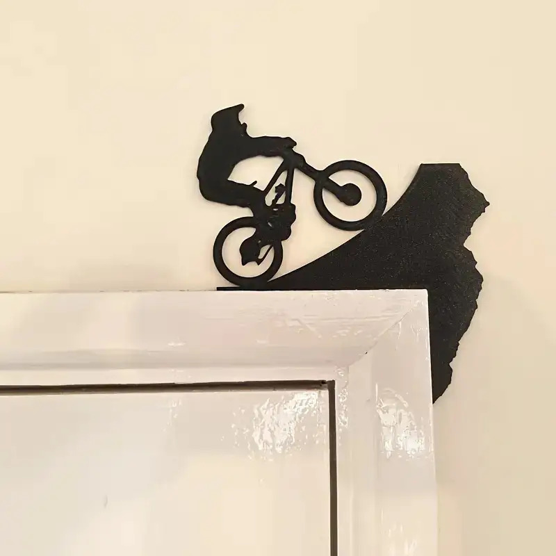 Mountain Biking History - CIFBUY Décoration murale en fer, sculpture