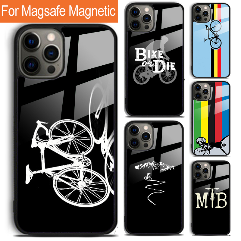 Mountain Biking Cartoon - Coque de téléphone pour vélo de