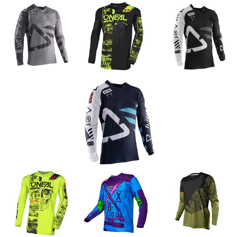 Mountain Biking Long Sleeve Shirt - Maillot de cyclisme FOFING pour hommes,
