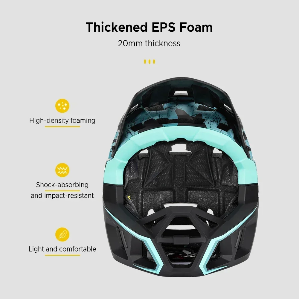 Équipement de cyclisme de sécu - Mountain Biking Full Face Helmet avis et prix