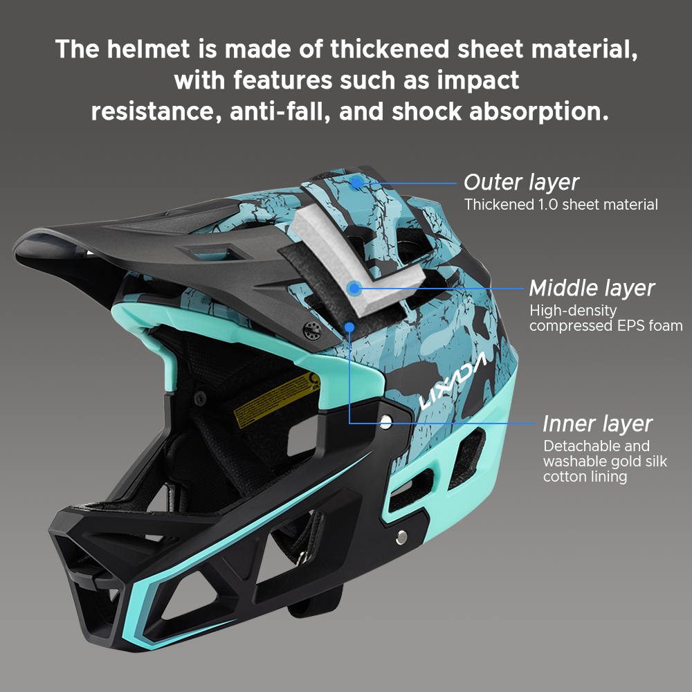 Casque intégral de vélo de mon - Mountain Biking Full Face Helmet avis et prix