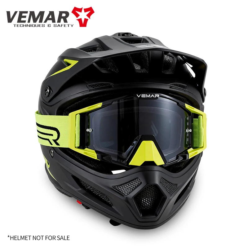 VEMAR hommes femmes lunettes d - Mountain Biking Full Face Helmet avis et prix