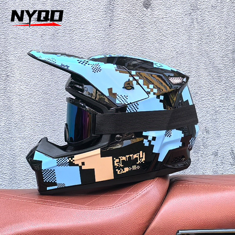 Orz casque tout-terrain trois  - Mountain Biking Full Face Helmet avis et prix