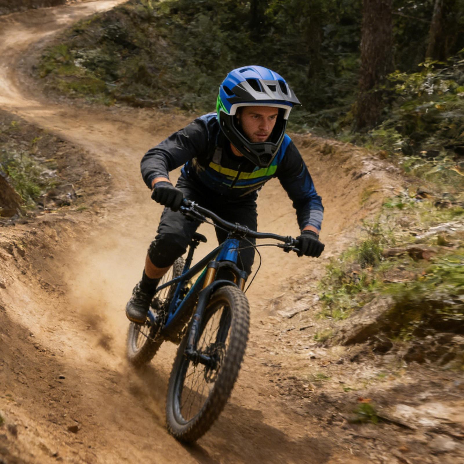 VTT casque intégral cyclisme c - Mountain Biking Full Face Helmet avis et prix