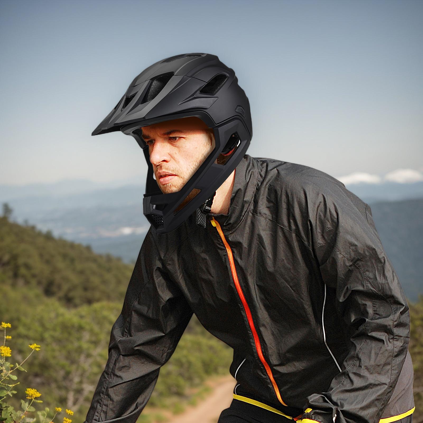 Casque de vélo multi-sports po - Mountain Biking Full Face Helmet avis et prix